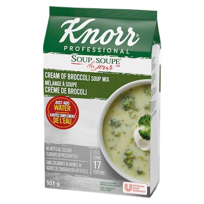 Knorr® Professionnel Soupe du Jour Crème de Brocoli 4 x 551 gr - 